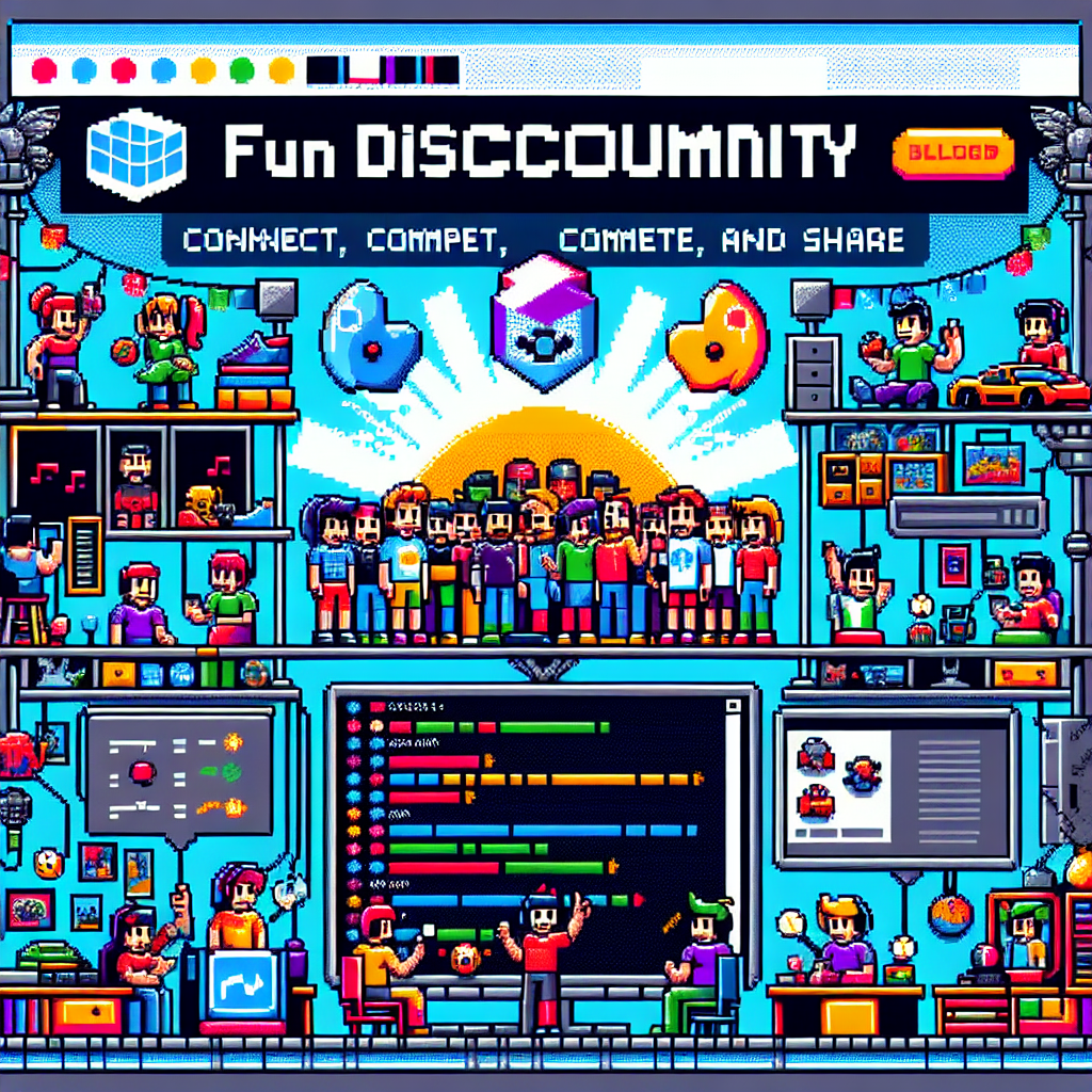 Win95.fun Discord server showing retro-themed channels and active community discussions about classic games.