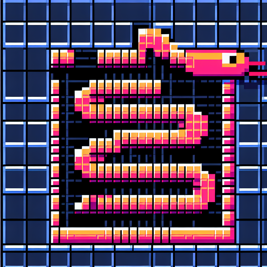 Hidden Snake game screen showing the mysterious Easter egg that captivated players worldwide.